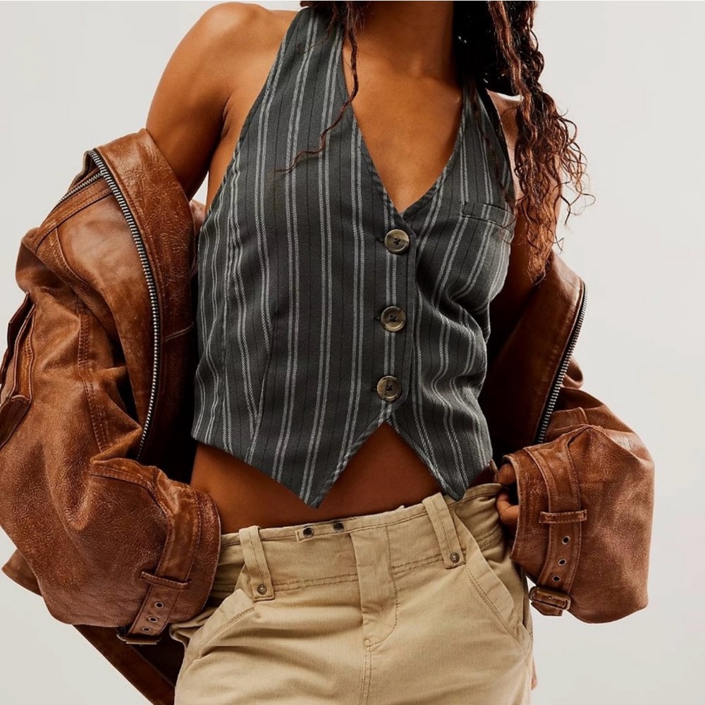 NWT Free People Dakota Vest - L